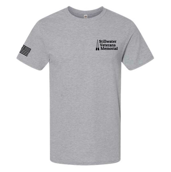 T-Shirt Black on Grey